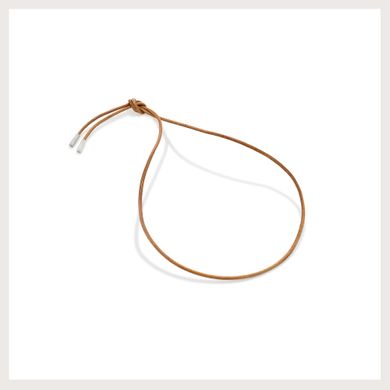 cordao novo caramelo prata 65